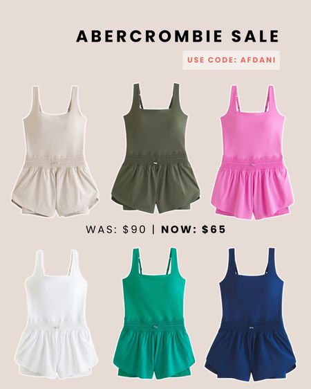 Abercrombie sale! 20% off dresses & men’s shirts + 15% of almost everything

Use code: AFDANI for an additional 15% off! 🩷🩷

Workout onesie, activewear, fitness, athleisure, running romper, tennis

#LTKActive #LTKfitness #LTKsalealert