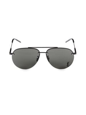 Saint Laurent 61MM Aviator Sunglasses on SALE | Saks OFF 5TH | Saks Fifth Avenue OFF 5TH