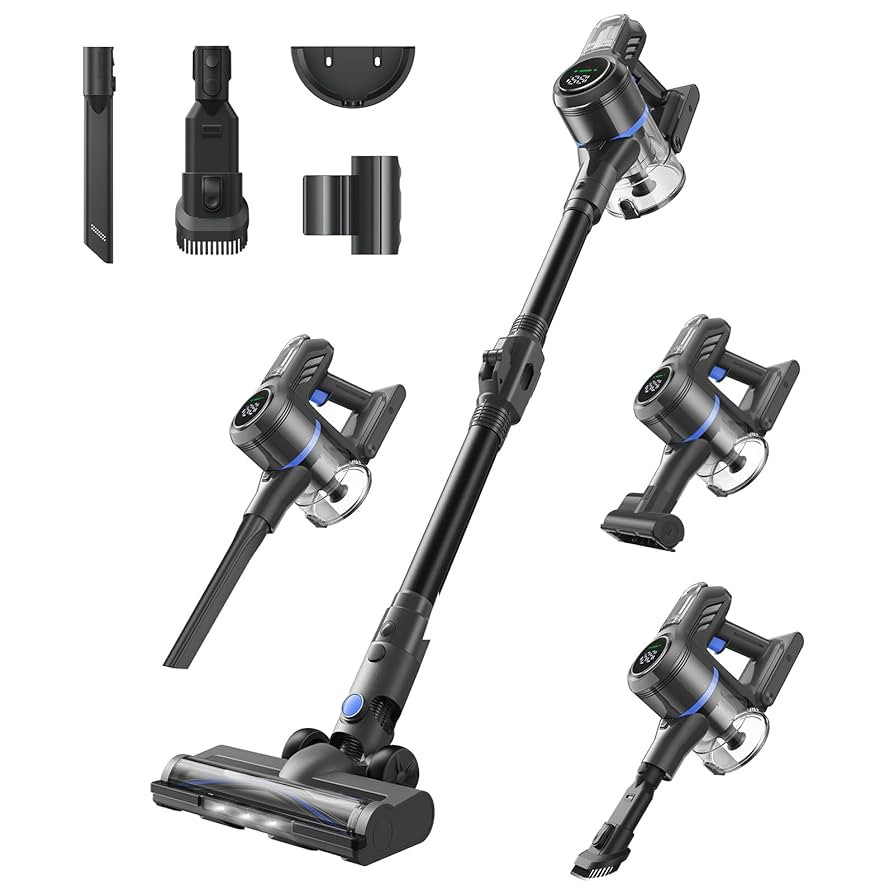 DREAME J30-W Cordless Vacuum Cleaner with MultiFLEX Bendable Wand, 450W Powerful Suction, 60min R... | Amazon (US)