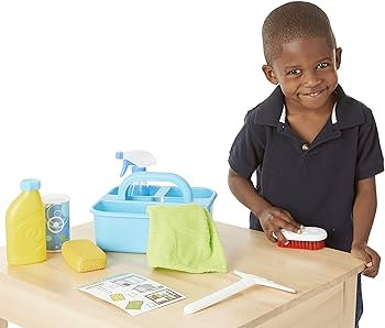 Melissa & Doug Spray, Squirt & Squeegee Play Set - Pretend Play Cleaning Set | Amazon (US)