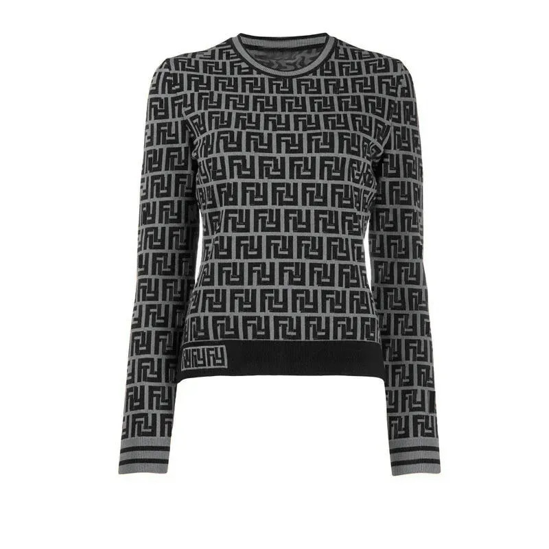 Sweater Women Autumn Round neck Designer Cardigan Women Sweater jumpers Striped Long Sleeve jumpe... | DHGate
