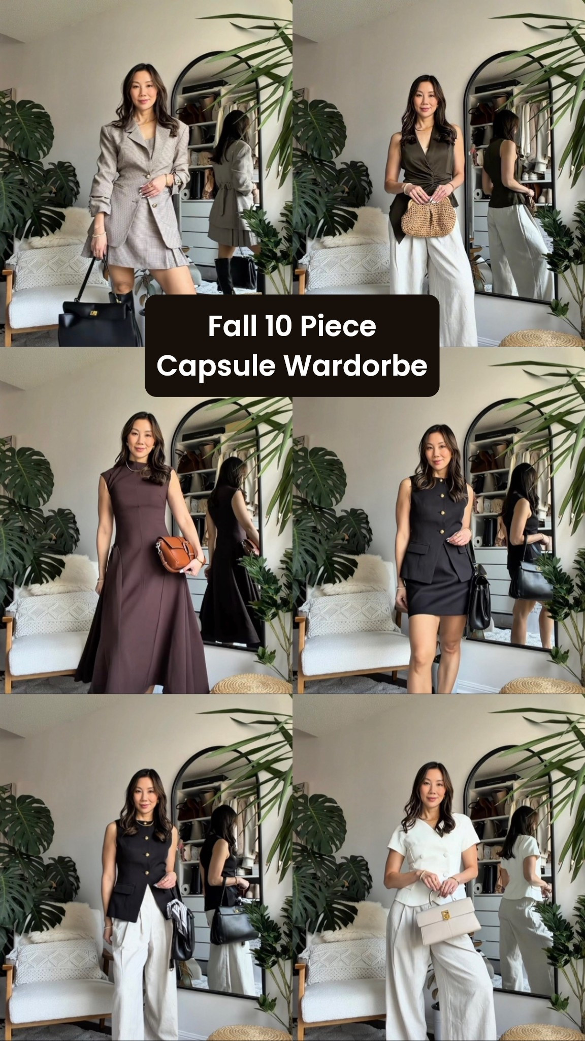 ✨ 10 pieces, endless outfits ✨
Built with @commense, this capsule fall wardrobe is elevated, versatile, and designed to make getting dressed easy. From office hours to after-hours, these timeless staples mix and match into chic combinations you’ll actually wear on repeat.
Here’s what’s in it:
🤍 Wide leg trouser – light & airy neutral
🖤 Black vest + skirt set – polished & timeless
🤎 Cap sleeve brown dress – dressy basic
🖤 Dark green wrap top + pants set – chic set or solo pieces
🌊 Houndstooth pleated mini dress – playful touch
✨ Houndstooth blazer – elevated & easy
🖤 Black button cardigan – playful, yet classic
👔 White short sleeve blazer – modern twist
🖤 Black knit peplum – trendy, yet classy
💼 Black Commuter Handbag – everyday elevated
Which piece would you style first?
#commense #capsulewardrobe #elevatedbasics #outfitinspo #minimalstyle #closetstaples #styleedit