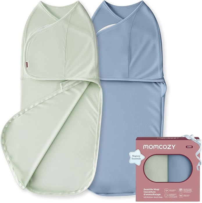 Momcozy Swaddles for Newborns, Quiet Fastener Swaddle Suitable for Infant 0-3 Months, New-Parent-... | Amazon (US)