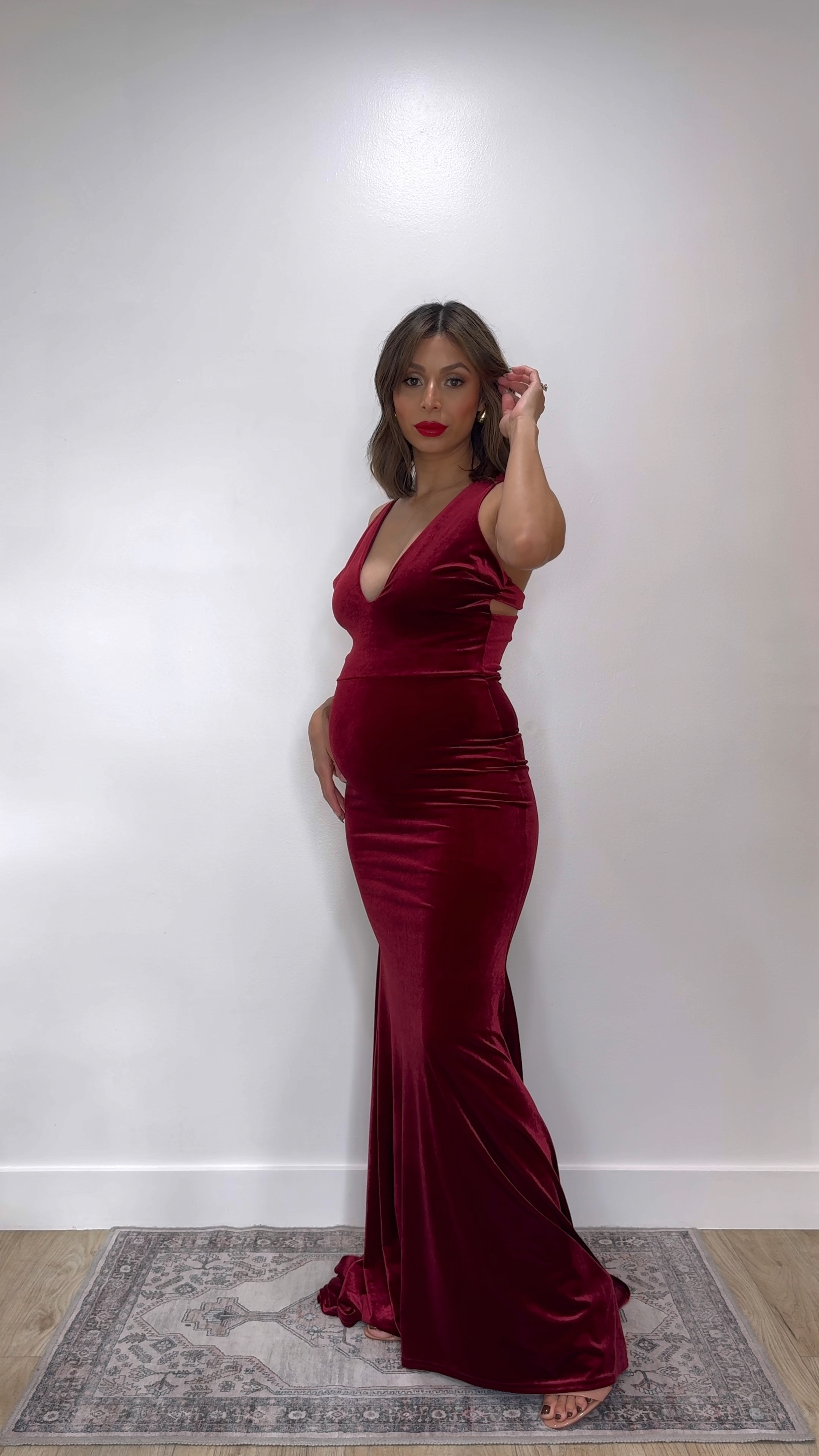 Bump Friendly Holiday Red Dress
Red Velvet Dress 
Christmas Party Outfit 
Long Holiday Gown 


#LTKbump #LTKHoliday #LTKSeasonal