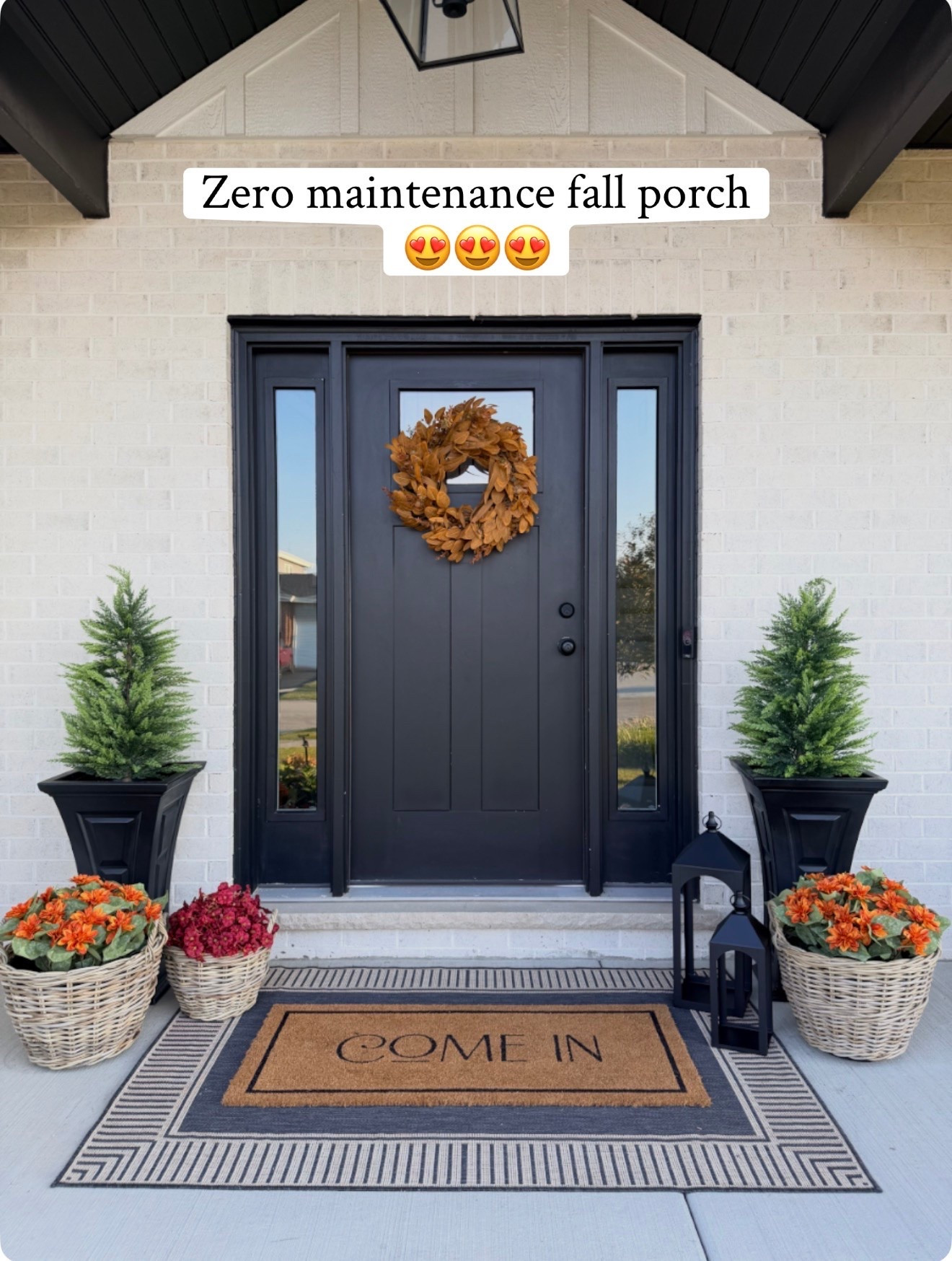 Zero maintenance fall porch decor 🍁🏡

#LTKSaleAlert #LTKHome