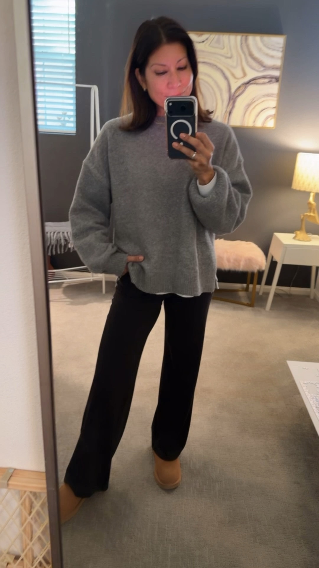 School drop off style 

Comfy & warm 
Sweater linked similar 
Aerie style 
Leggings size small 
Boots size 7 

Winter style 

#LTKSeasonal #LTKmomlife #LTKActive