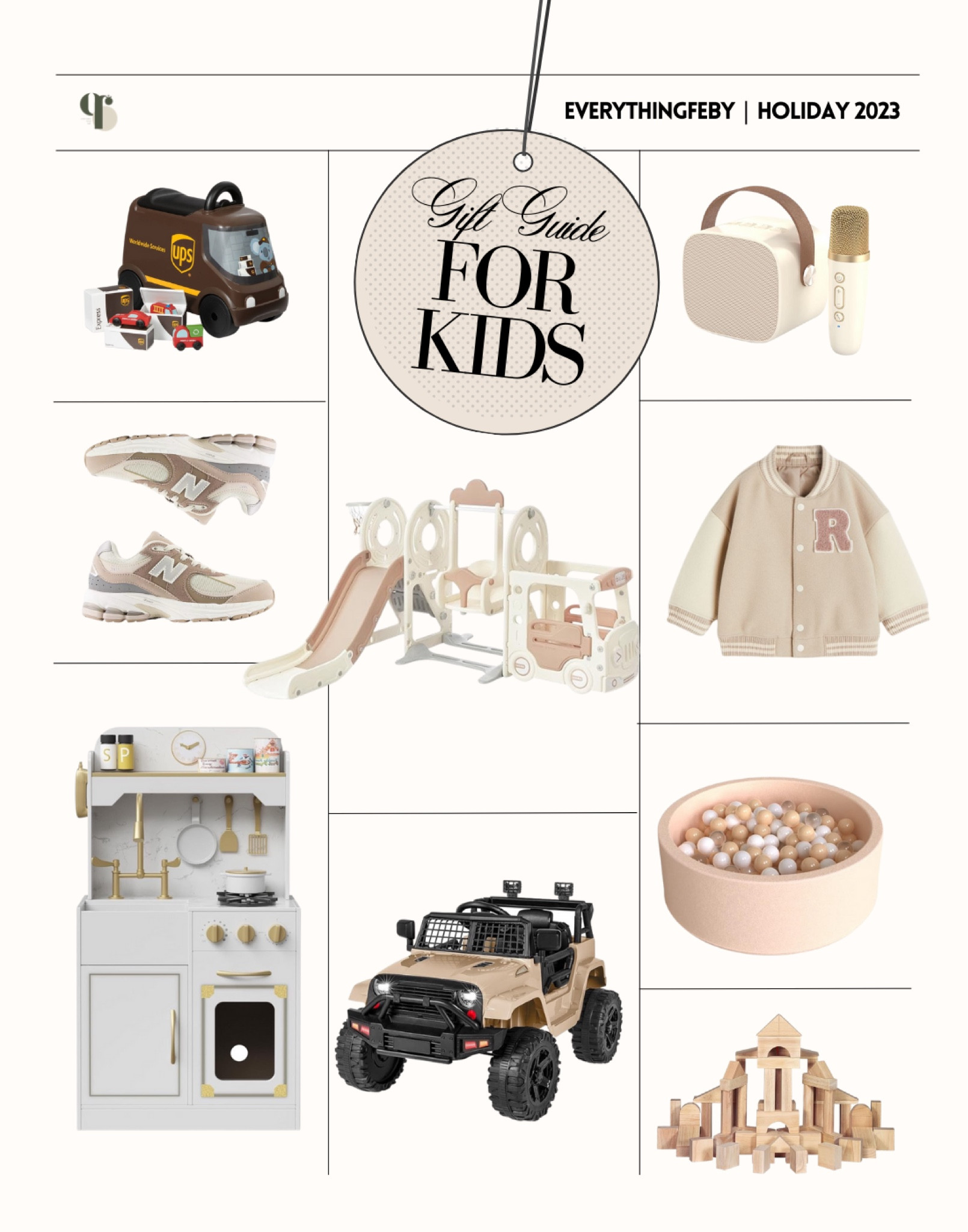 Gift Guide For The Kids

Ride on delivery truck / sneakers / indoor slide / karaoke machine / baseball jacket / wooden kitchen playset / ride on car / ball pit / wooden building blocks / amazon finds / amazon holiday gift ideas / amazon favorites / amazon must have / amazon neutral finds / walmart finds / amazon black friday deals / walmart black friday deals / baby gift guide / toddler gift guide 

#LTKCyberWeek #LTKkids #LTKGiftGuide