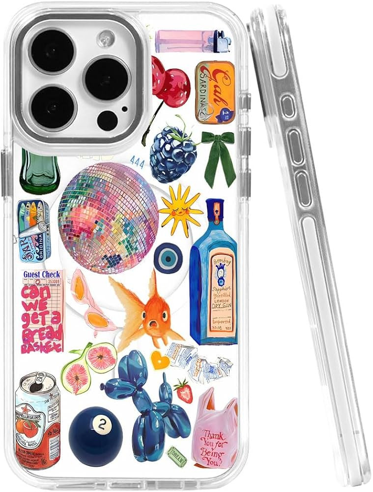 Cases for iPhone 16 Pro,Compatible with MagSafe,Classic Clear Shockproof Protection Magnetic Phon... | Amazon (US)