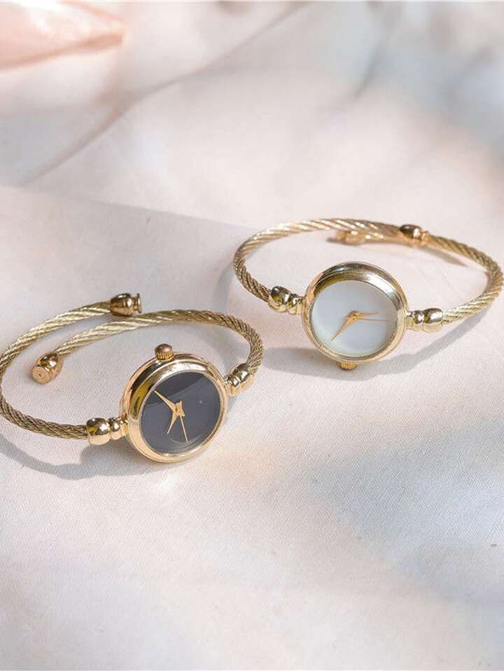 1pair Harajuku Forest Girl Style Delicate & Small Bracelet Watch For Middle & High School Girls |... | SHEIN
