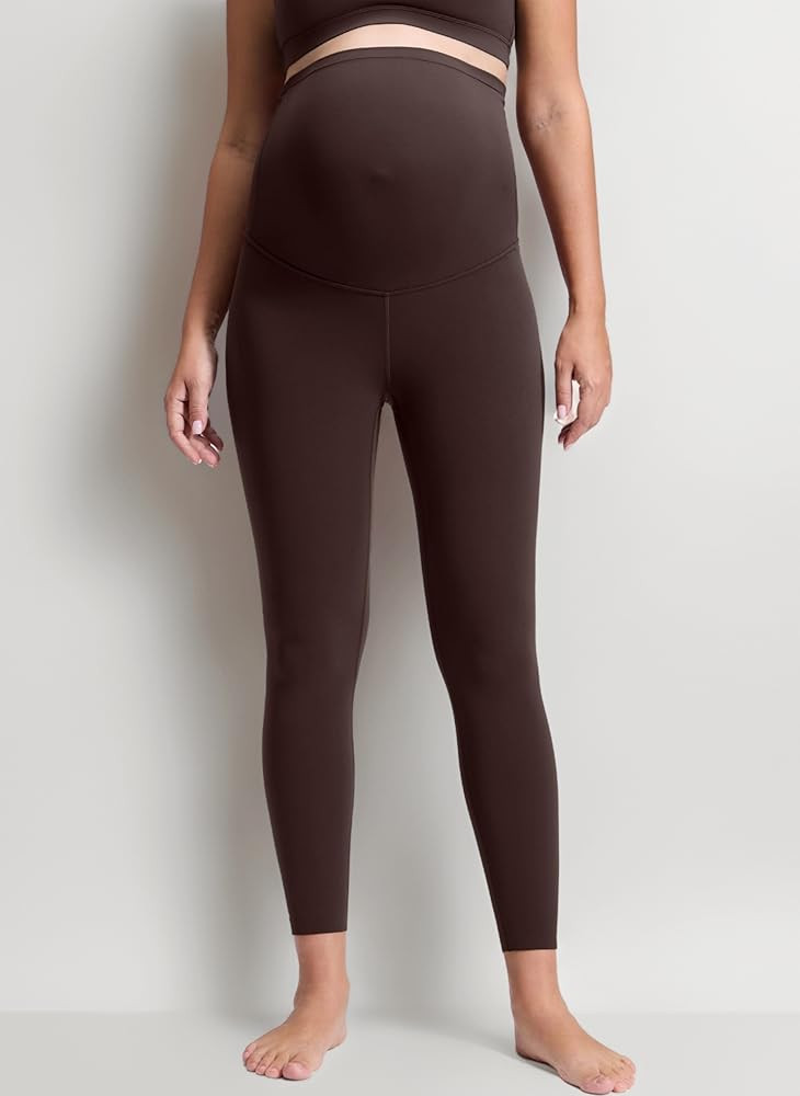 CRZ YOGA Women's Butterluxe 25" Maternity Leggings - Over Bump Workout Leggings Pregnancy Soft Be... | Amazon (UK)