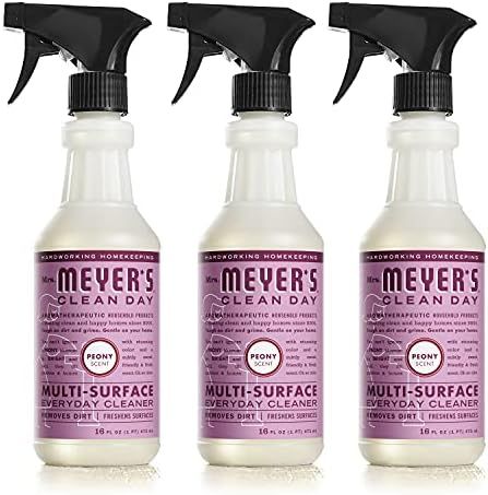 Mrs. Meyer's All-Purpose Cleaner Spray, Peony, 16 fl. oz - Pack of 3 | Amazon (US)