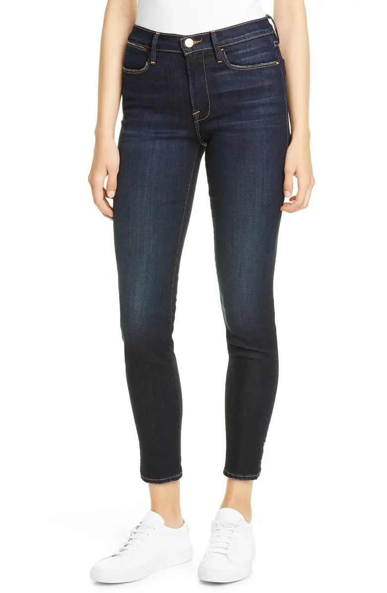 Le High Slit Hem Ankle Skinny Jeans | Nordstrom