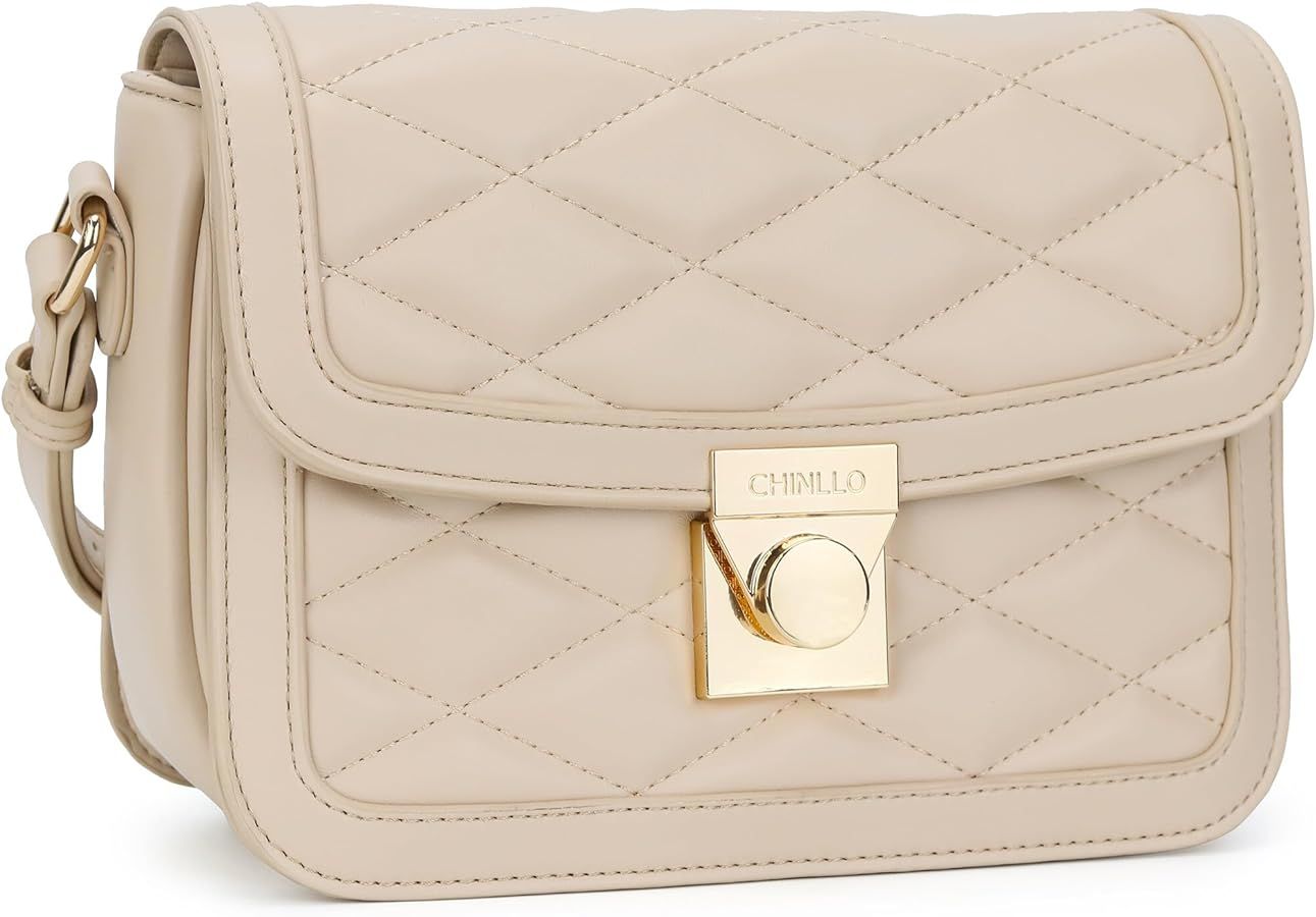 Chinllo Crossbody Bag Shoulder Satchel Purse for Women, Triple Pocket Bag PU Leather Messenger Ba... | Amazon (US)