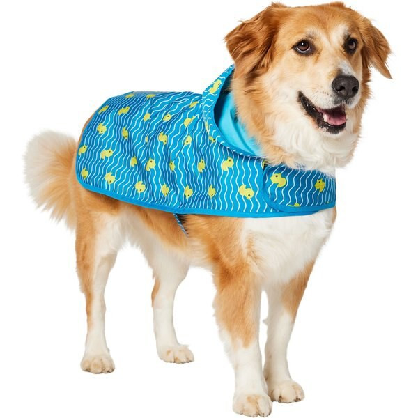 FRISCO Lightweight Rubber Ducky Dog Raincoat, X-Large - Chewy.com | Chewy.com