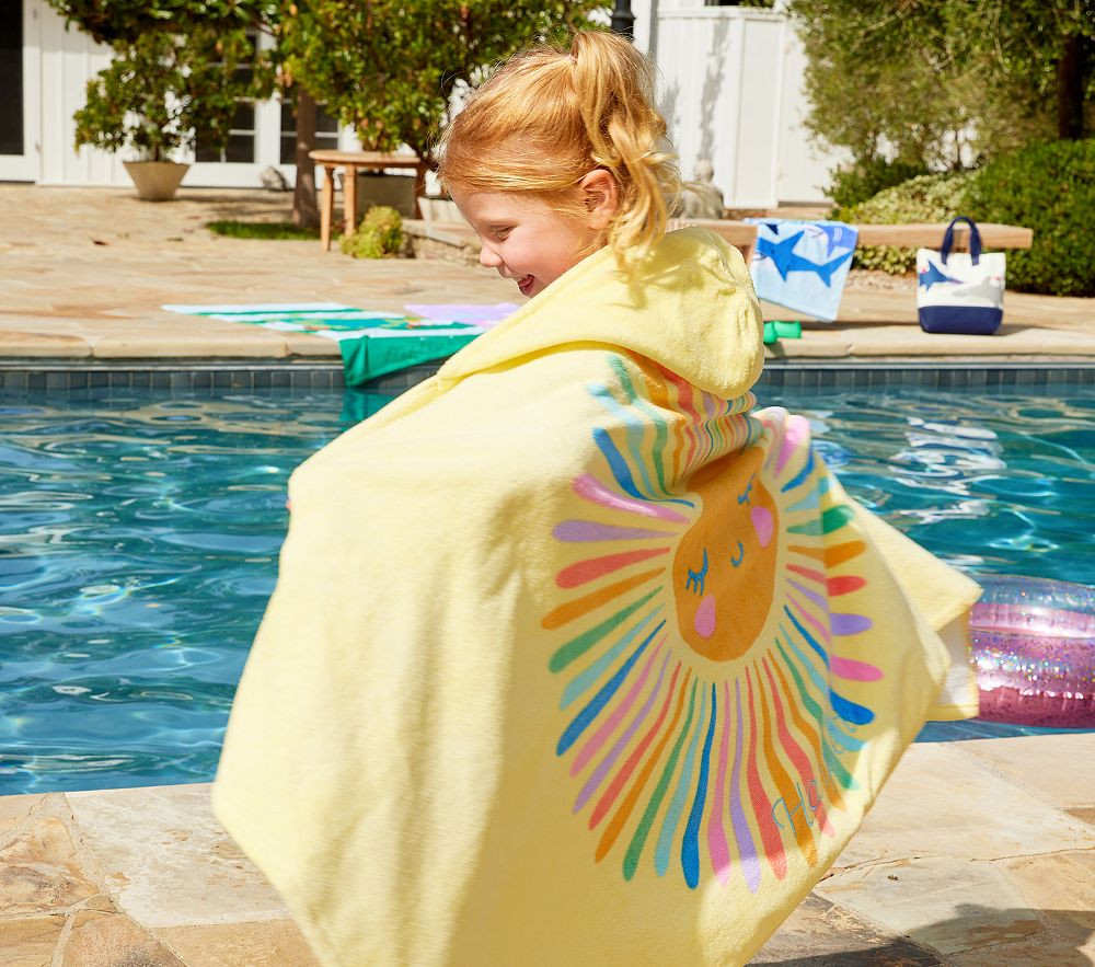 Sun Kid Beach Hooded Towel UPF 50+ | Pottery Barn Kids