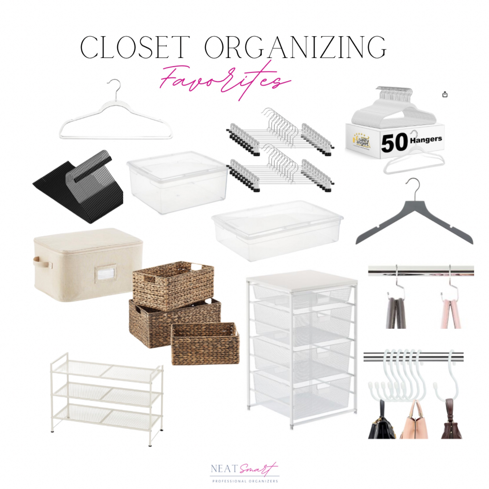 These are some of my favorite tools for organizing clothes closets. The right tools make everything work! If it’s pretty, you’re more likely to keep it that way. 😉

#LTKhome #LTKGiftGuide #LTKfamily