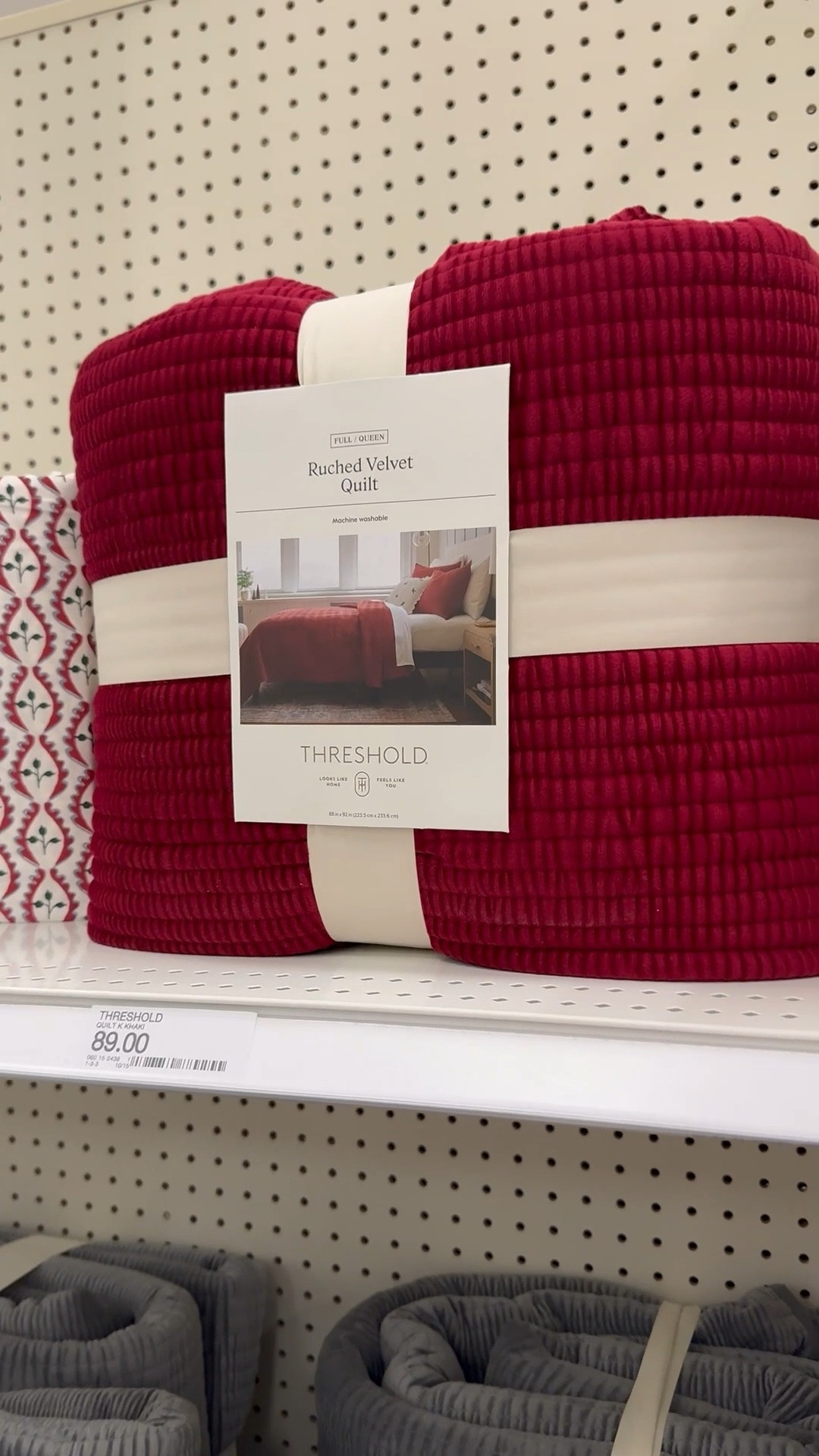 Holiday bedding, gorgeous color red ruched velvet bedding, Christmas bedding decor, home for the holidays 

#LTKSeasonal #LTKHoliday #LTKHome