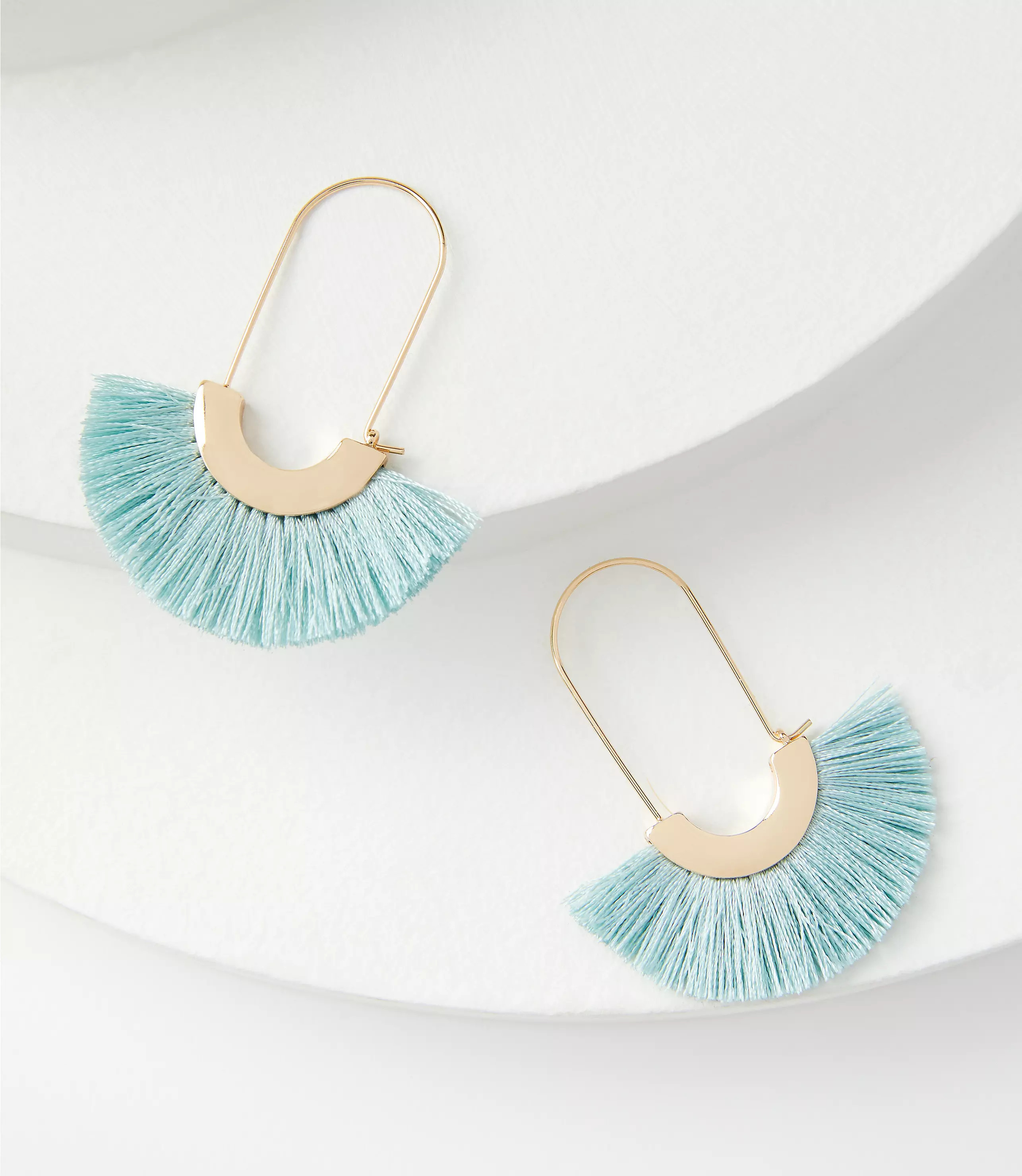 Crescent Fringe Earrings | LOFT