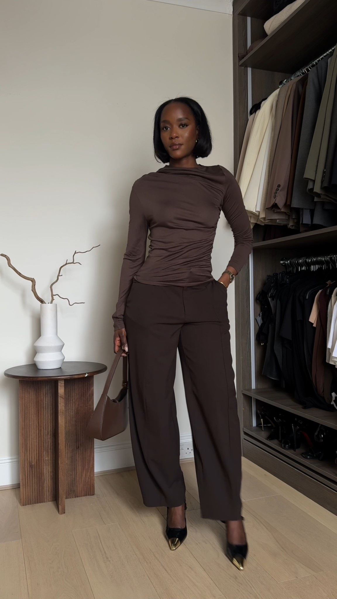 Brown monochrome look workwear 

#LTKstyletip #LTKmodest #LTKworkwear
