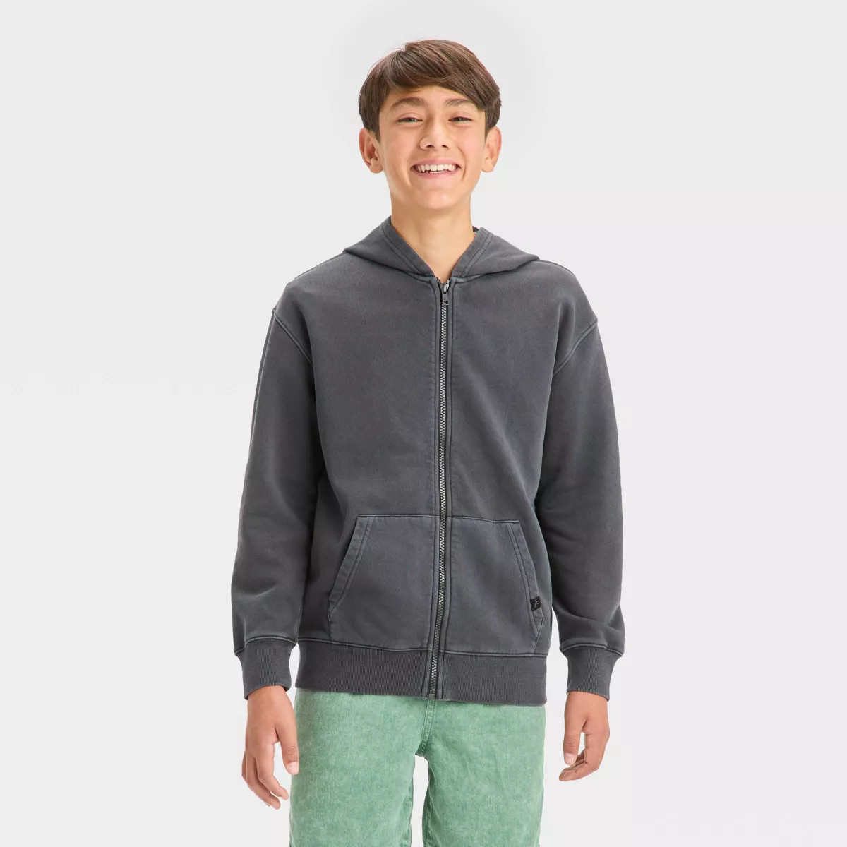 Boys' Zip-Up Hooded Sweatshirt - art class™ | Target