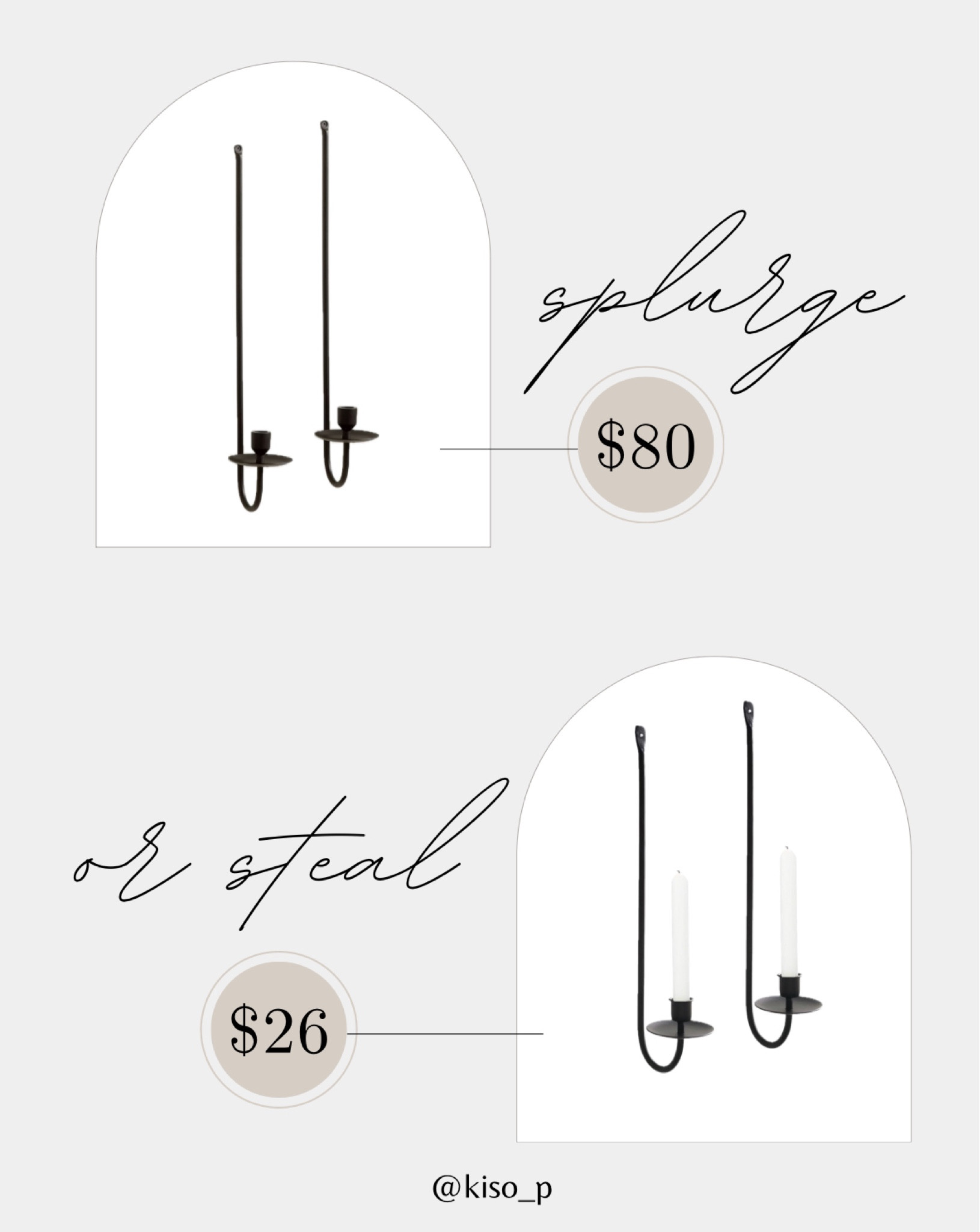 Splurge or Steal? Wall mount taper Candleholders 🕯️


#LTKfindsunder50 #LTKhome #LTKfindsunder100