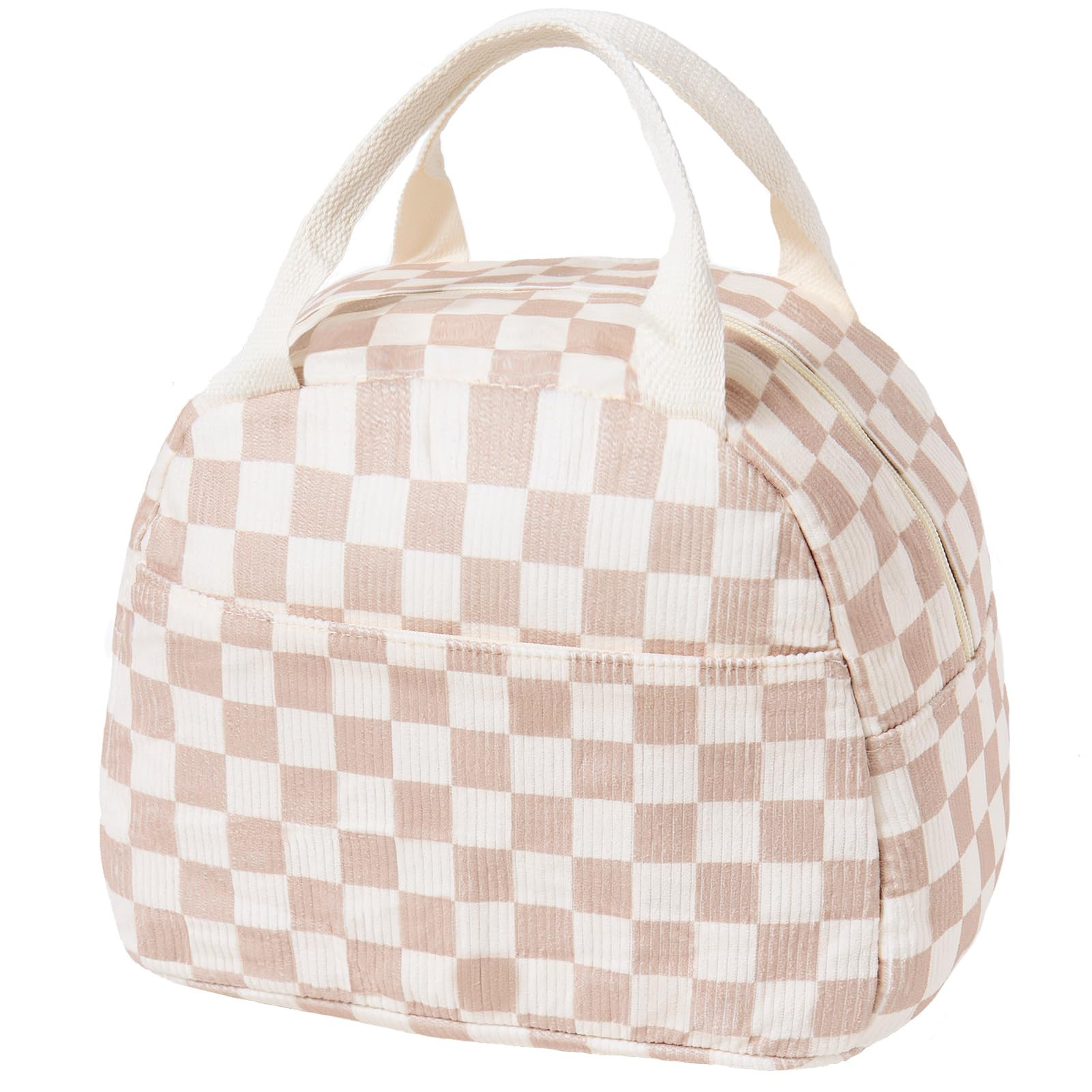 Lunch Bag for Women Men Girl,Large Cute Corduroy Lunch Tote Bags - Reusable Insulated Lunch Box f... | Amazon (US)