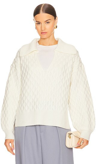 Equipment Raysha Sweater in White. - size S | Revolve Clothing (Global)