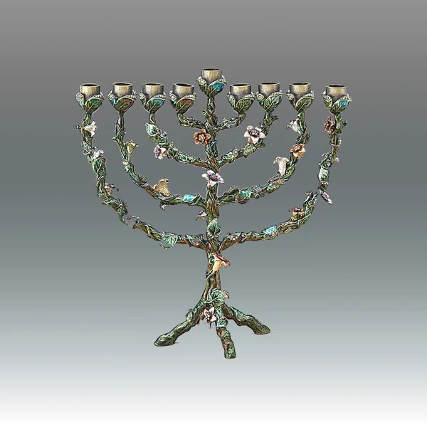 Jeweled Floral Menorah | Wayfair North America