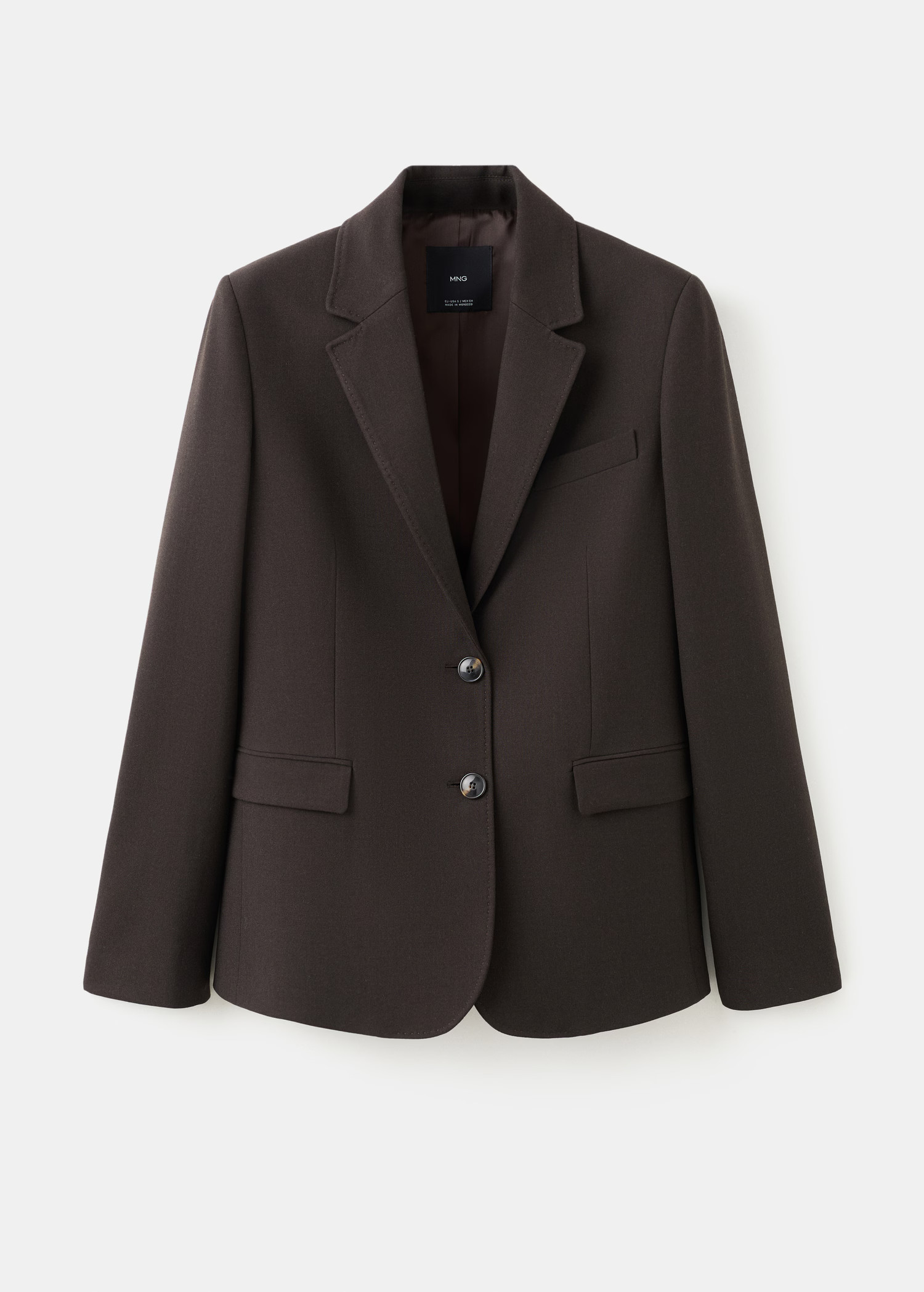 Straight-fit suit blazer | Mango (US/MX/AU)