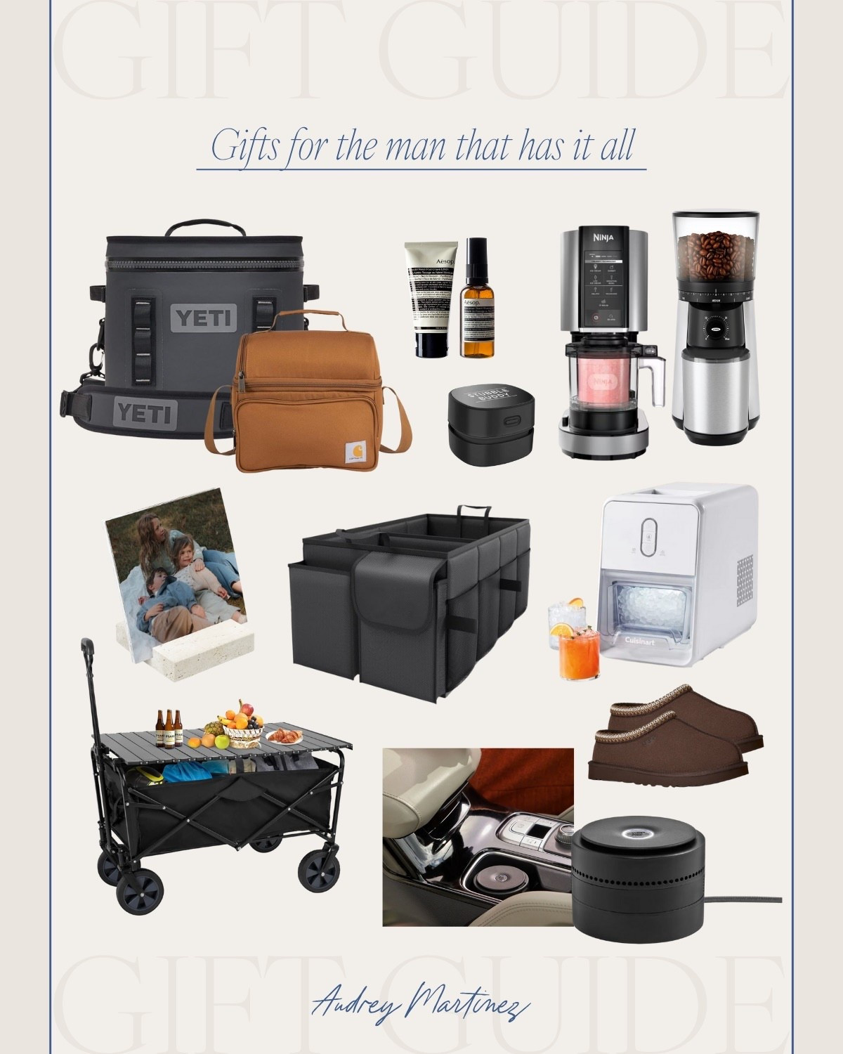 GIFT GUIDE | HOLIDAY 2025 🎁✨

for the man who has everything — practical, sleek, and a little unexpected. these finds cover kitchen upgrades, car organization, and home favorites he’ll actually use (and love).

– kitchen essentials 
– car organization must-haves
– self care items

gift ideas for him, husband gift guide, holiday gifts for men, christmas gifts for husband, practical gifts, amazon gift ideas, home gadgets, kitchen finds, car accessories, men’s holiday shopping

#LTKHoliday #LTKMens #LTKGiftGuide