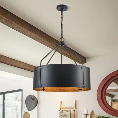 Laliyah 4 - Light Dimmable Drum Chandelier | Wayfair North America