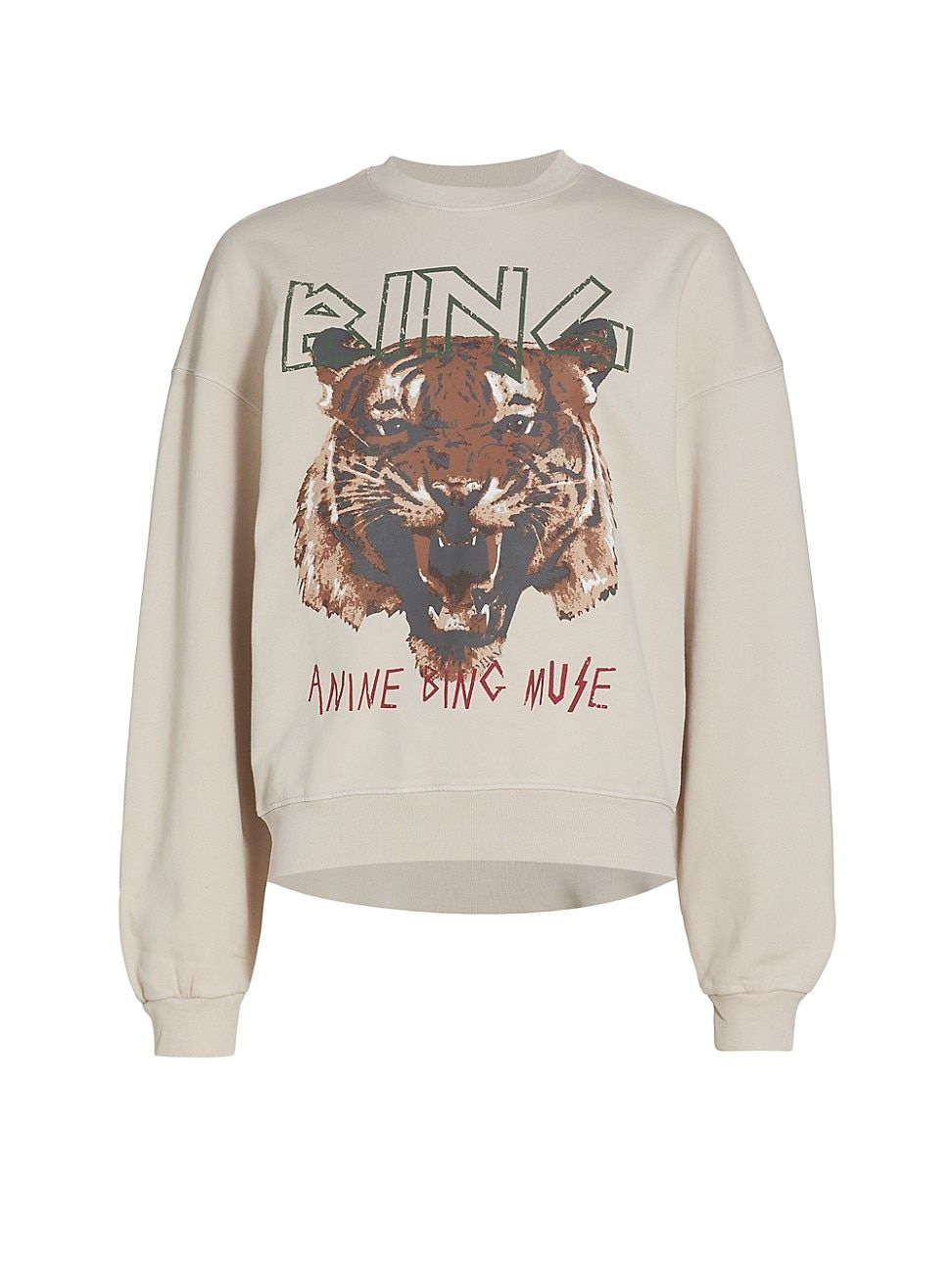 Women's Tiger Logo Sweatshirt - Stone - Size Large - Stone - Size Large | Saks Fifth Avenue
