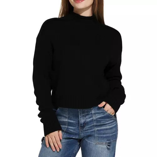 Women's Double Zero Trend Alert Mock Neck Pullover Sweater | Scheels Sports