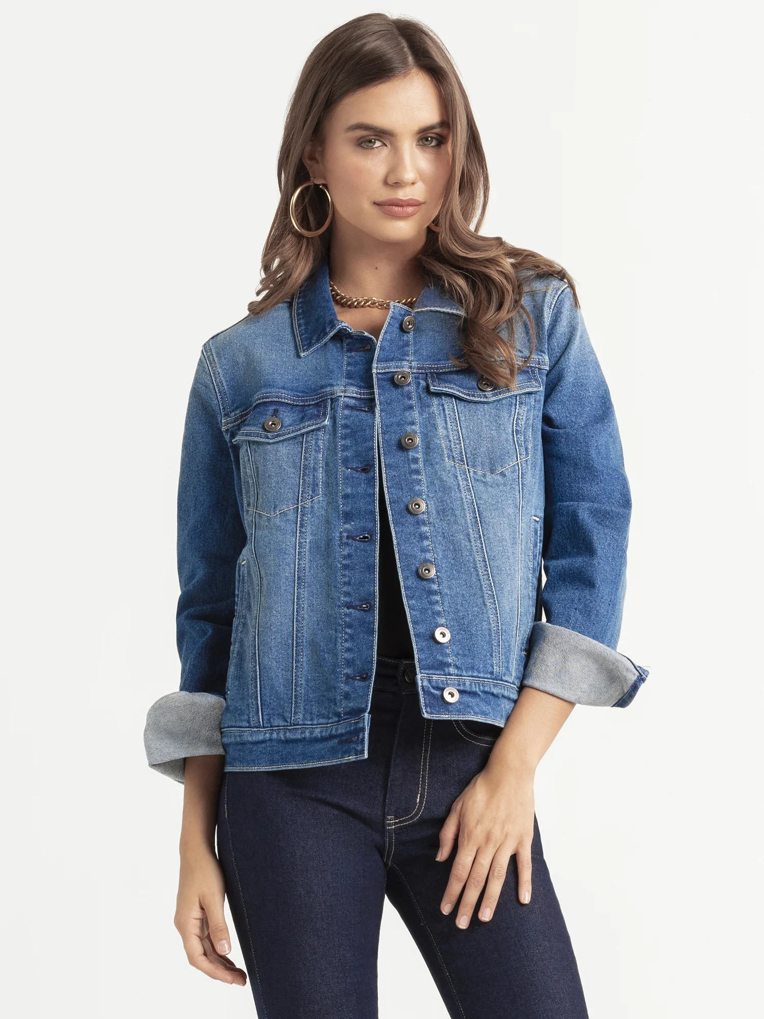 Jessica Simpson Women's Reagan Relaxed Jacket, Sizes XS-XL | Walmart (US)