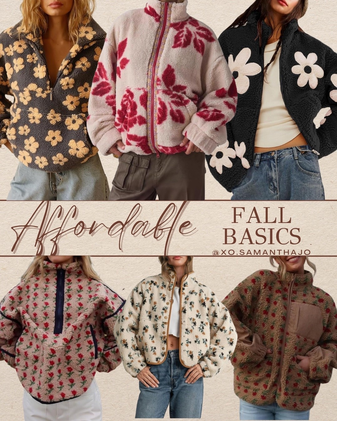Sherpa jackets Sherpa pull overs free people look for less love shack fancy look for less floral jackets jackets for fall Amazon outfits fall outfits casual outfits 

#LTKStyleTip #LTKSeasonal #LTKFindsUnder100