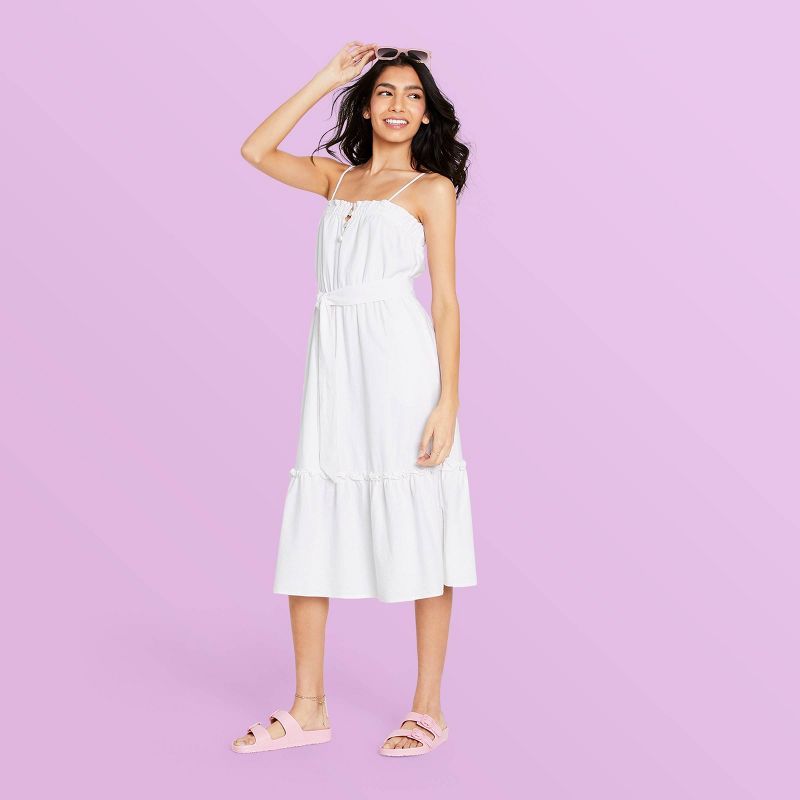 Women's Sleeveless Tiered Dress - Stoney Clover Lane x Target White | Target