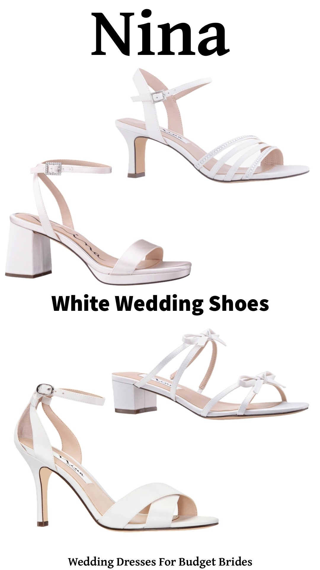 Up to 55% off these beautiful white wedding bridal shoes today at Nina. 

Wedding shoes, white heels, bride sandals, bridal shoes. 

#LTKSeasonal #LTKSaleAlert #LTKWedding