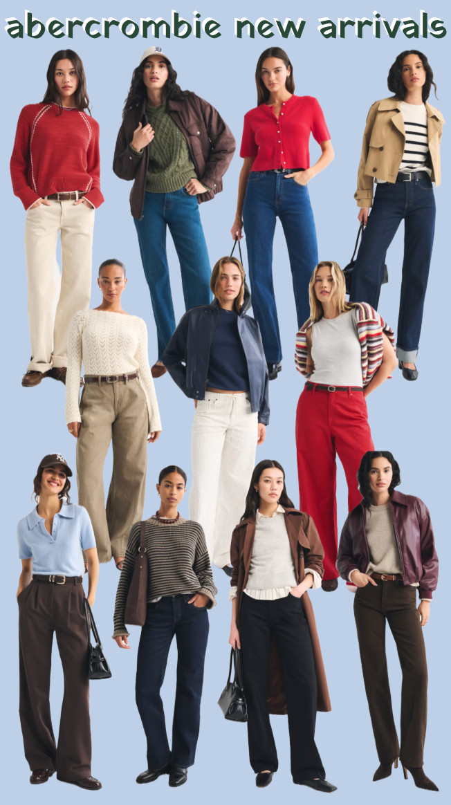 No one does fall clothes like
Abercrombie 😍
.......
Striped sweater Abercrombie jeans Abercrombie pants red jeans Olive jeans dark wash jeans high rise jeans low rise jeans barrel jeans barrel pants high waist jeans chore coat wool sweater merino wool sweater preppy fall outfits casual outfit casual fall outfit date night look polo sweater plus size jeans fall coat fall jacket short jacket cropped jacket leather jakcet cable knit sweater cable knit sweater set dark wash jeans flare jeans bootcut jeans red sweater chore coat cardigan chore jacket

#LTKootd #LTKPlusSize #LTKTravel