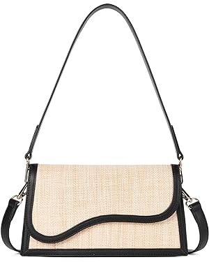 Telena Shoulder Bag for Women, Vegan Leather Women's Shoulder Purses Handbags with 2 Removable St... | Amazon (US)