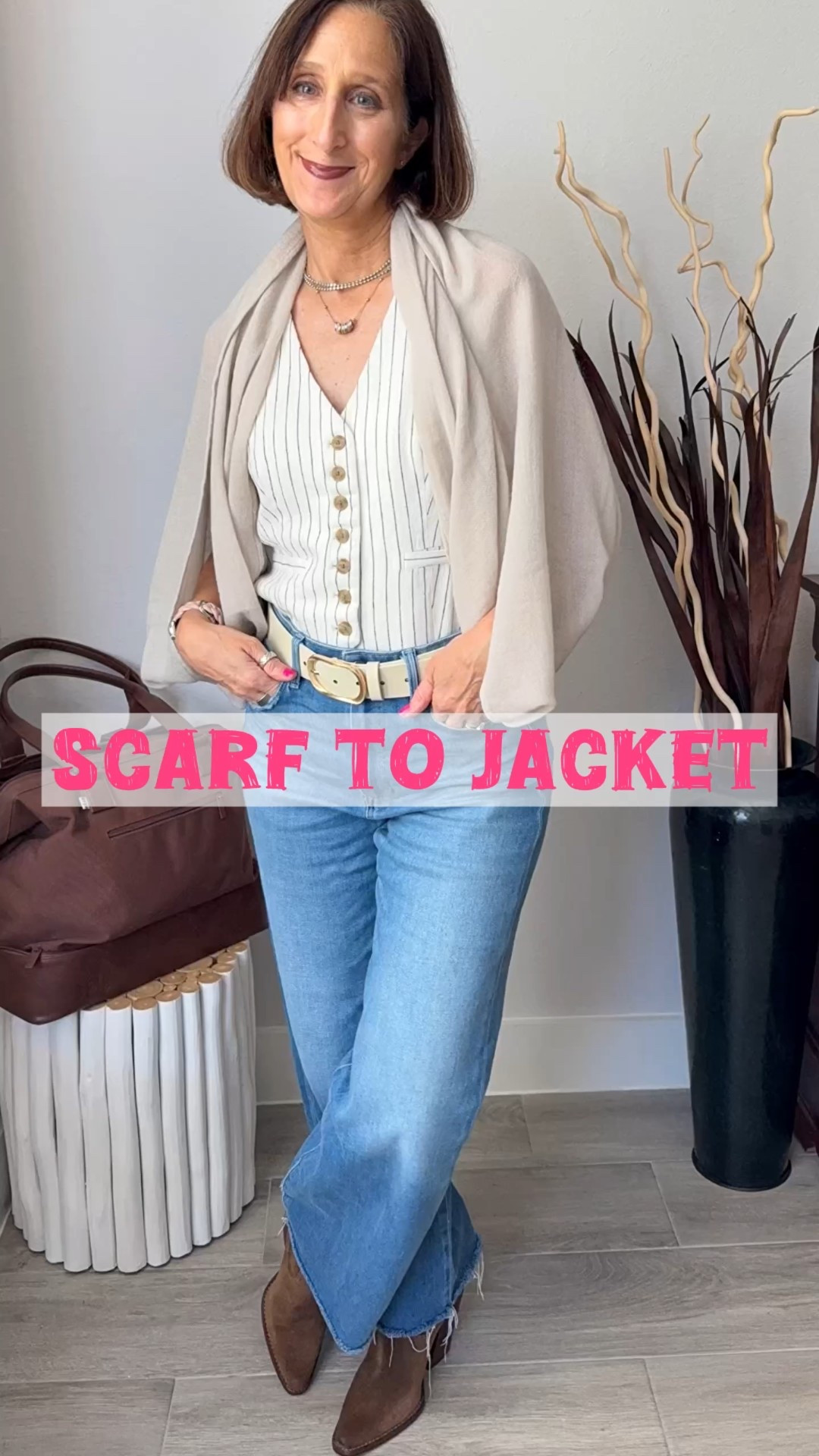 NEW way to style your scarf on your next trip💖 This one’s MADE FOR TRAVELING ✈️

#LTKStyleTip #LTKTravel