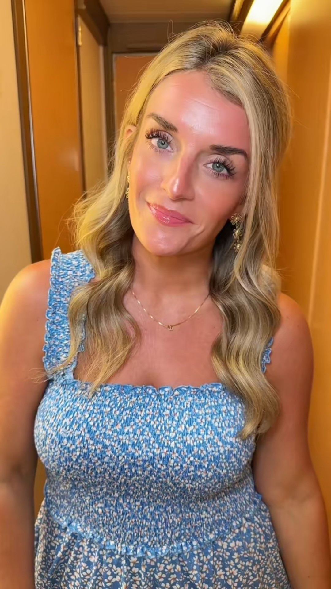 Blue floral romper moment O ÷t
The smocked top, ruffle straps, and flowy fit make this the perfect cruise outfit or summer vacation look. Comfortable, flattering, and easy to dress up with gold sandals.
Summer romper | cruise outfit idea | blue floral outfit | vacation style for women. #cruiseoutfits #VacationOutfits #BeachStyle #OOTD #ootdinspo

#LTKootd