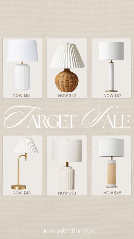 Target sale — lamps on sale 🤎

#target #targetsale #targethome #targetfinds #salealert #lamps #tablelamps #homedecor

#LTKFindsUnder50 #LTKHome #LTKSaleAlert