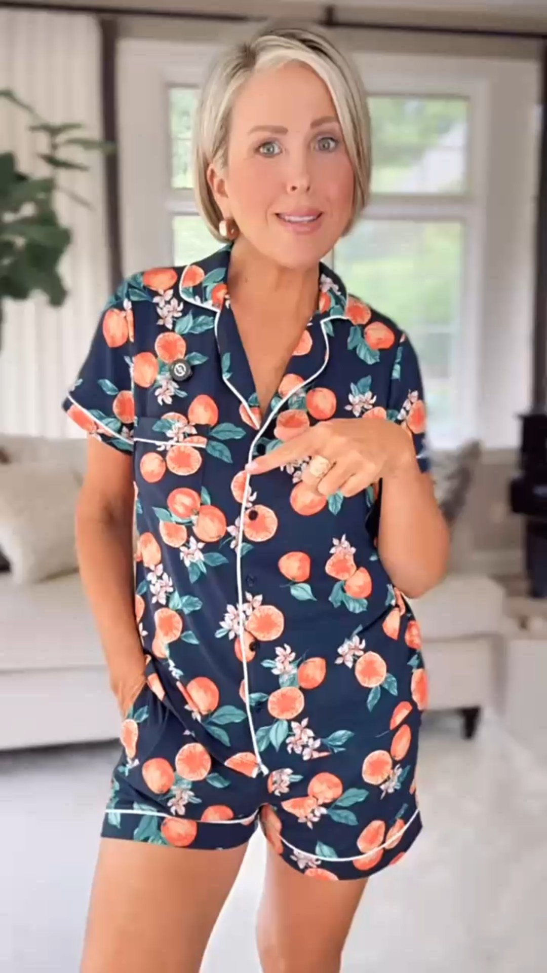 Wearing a S in pajamas 
5’5/130

#LTKOver40 #LTKSummerEdit #LTKFindsUnder50