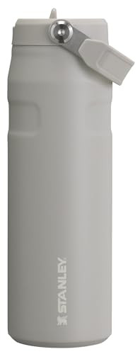 Stanley IceFlow Flip Straw 2.0 Water Bottle 24 OZ | Built-In Straw with Larger Opening | Lightweight & Leak-Resistant | Insulated Stainless Steel | BPA-Free | Ash | Amazon (US)