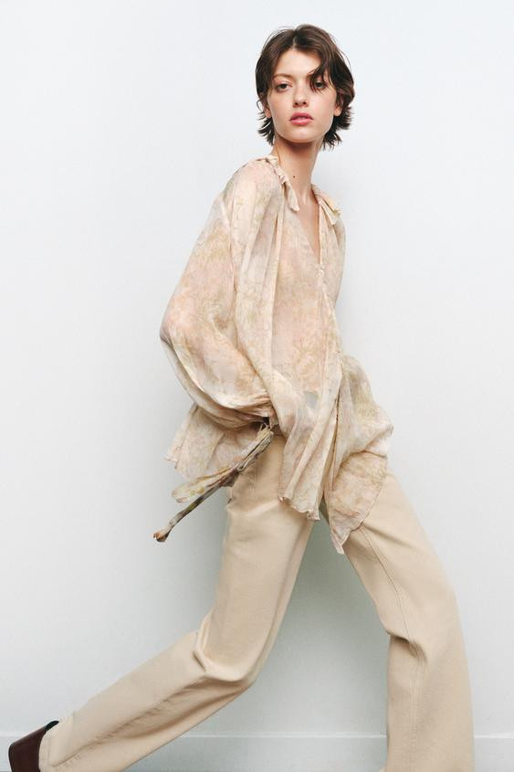 FLORAL SHIRT ZW COLLECTION | Zara US