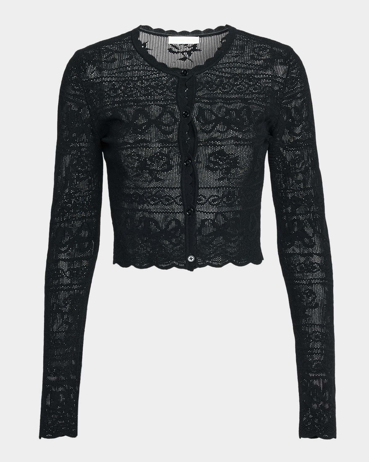 Gretta Knit Bow Cardigan | Neiman Marcus