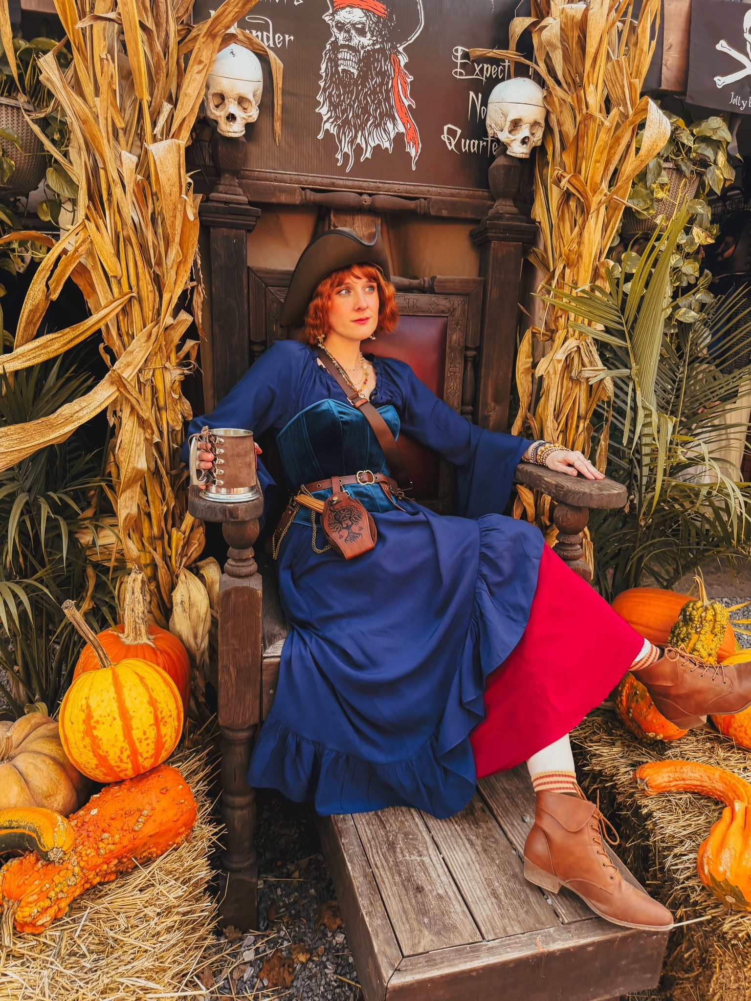 Pirate ren faire look I put together!

Tags: pirate core, renaissance faire, ren faire outfit, fantasy, dungeons and dragons, larping, medieval 