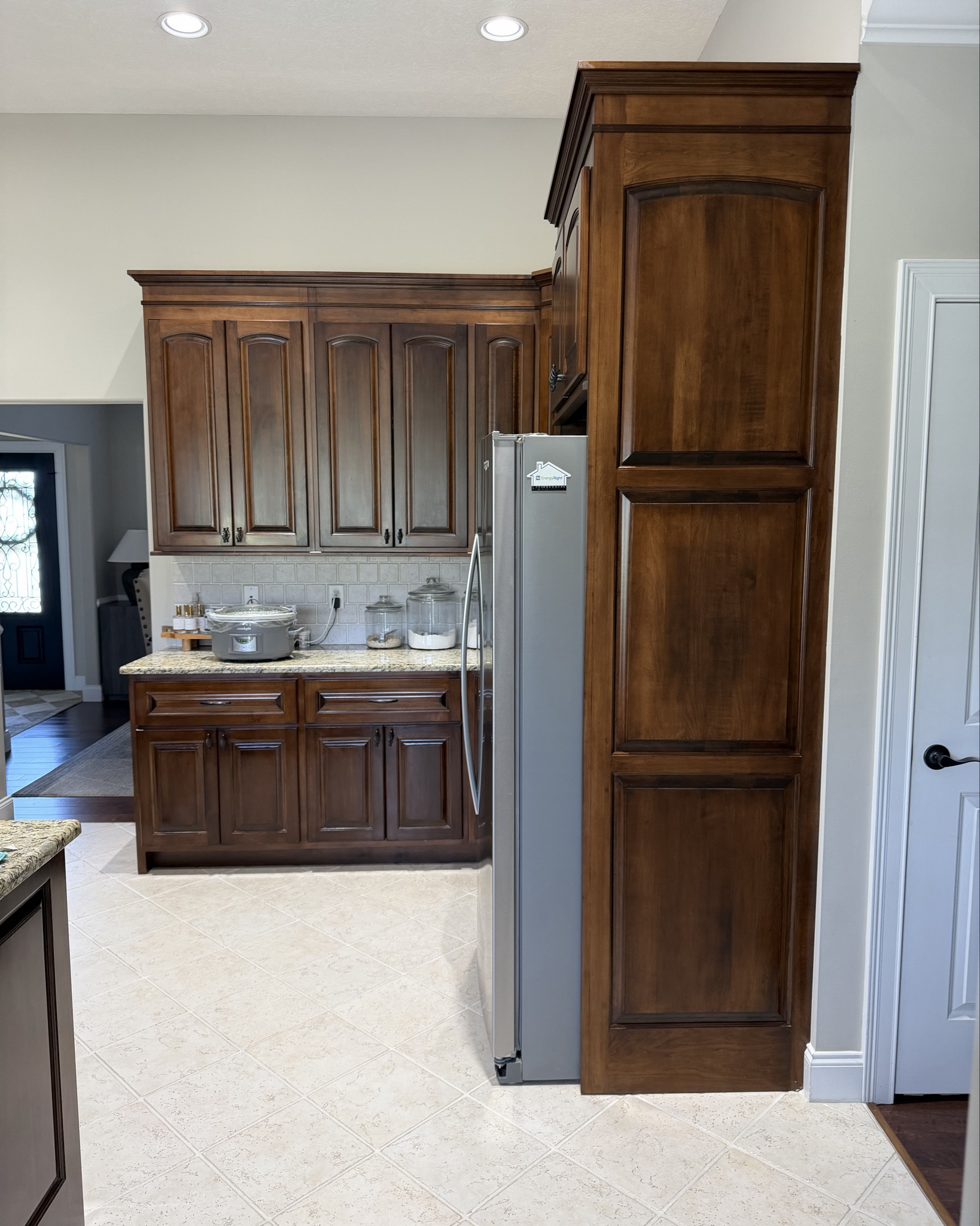 Cleaning and polishing kitchen cabinets today and I’m very impressed with Orange Glo wood furniture polish. Happy Monday! #springcleaning 

#LTKHome #LTKSaleAlert