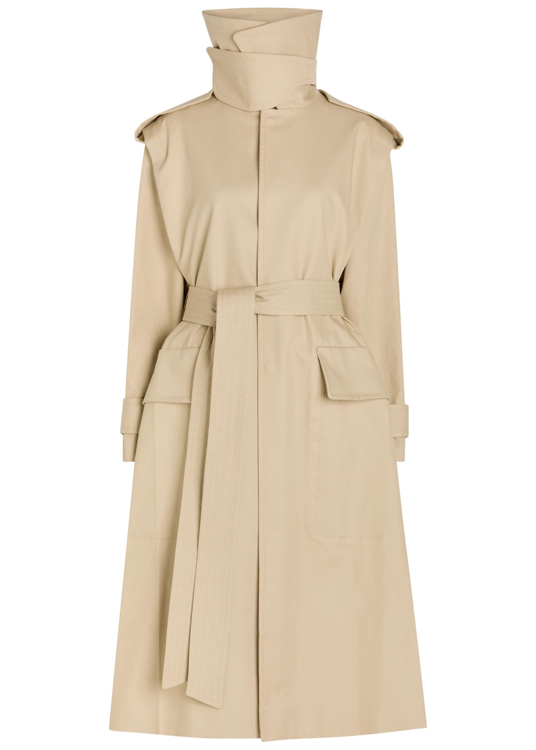Philippa belted cotton trench coat | Harvey Nichols