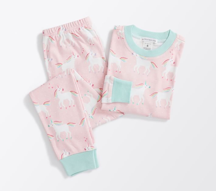 Rainbow Unicorn Pajama Set | Pottery Barn Kids